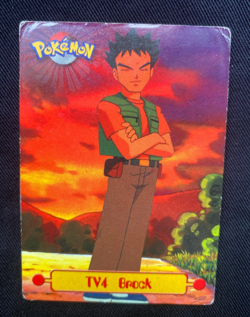 TV4 Brock Topps TV Animation Edition Pokemon Card (HP) - Image 1