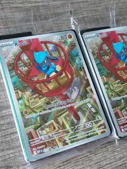 Riolu Mega Evolution ETB Pokemon Card Promo 010 Sealed X2! - Image 2