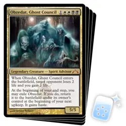 OBZEDAT, GHOST COUNCIL X4 Gatecrash GTC Magic MTG MINT CARD - Image 1