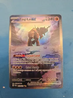 Pokemon TCG Ting-Lu EX Scarlet & Violet Paldea Evolved Holo Card 263/193 - Image 1