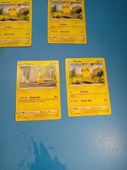 Pokemon TCG Pikachu Lot of 10 Non-Holo Cards - Near Mint/Mint Condition - Image 5