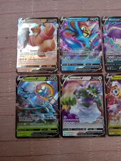 Pokemon TCG Card Lot of 10 Holo V Cards Nm Or Better No Duplicates - Image 1