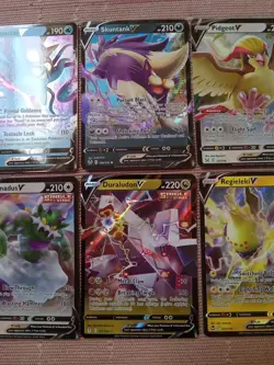 Pokemon TCG Card Lot of 10 Holo V Cards Nm Or Better No Duplicates - Image 2