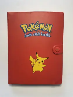 1999 Pokemon Pikachu Red Collector's Vintage Binder & 67 Vintage Card Lot - Image 1