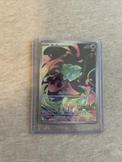 Pokemon TCG Mega Evolutions Stamped Promo Card - Bulbasaur 133/132 - NM - SEALED - Image 1