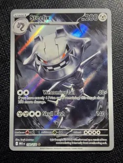 Pokemon Card Steelix Mega Evolutions Shiny Rare 150/132 - Image 1