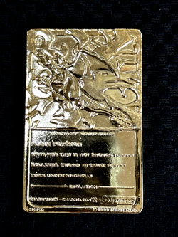 Pokemon Cards 23K Gold Plated CHARIZARD Trading Card 1999 Burger King - Image 2