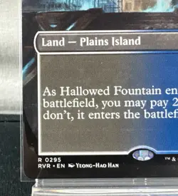 Magic The Gathering: Hallowed Fountain (Borderless) 295 Ravnica Remastered - Image 5