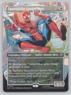 Spectacular Spider-Man (Borderless) Normal R Marvel's Spider-Man 14 NM - Image 1