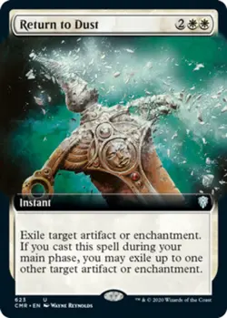 1 x Return to Dust - Foil - Extended Art - Commander Legends - NM-Mint - MTG - Image 1