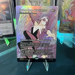 Spider-Gwen, Web-Warrior - Najeela, the Blade-Blossom (Borderless) FOIL - Image 1