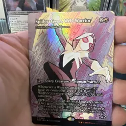 Spider-Gwen, Web-Warrior - Najeela, the Blade-Blossom (Borderless) FOIL - Image 3