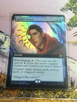 MTG - Spider-Sense - Extended - Buy a Box Promo - SPM 284 - FOIL - NM - Image 5