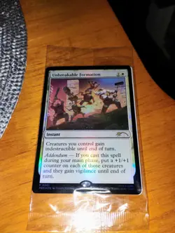 Unbreakable Formation MTG x Teenage Mutant Ninja Turtles Foil Promo SEALED NYCC - Image 1