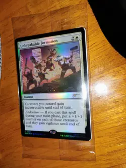 Unbreakable Formation MTG x Teenage Mutant Ninja Turtles Foil Promo SEALED NYCC - Image 2
