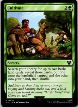 Magic the Gathering HP Cultivate The Lord of the Rings Commander MTG Free Ship! - Image 1