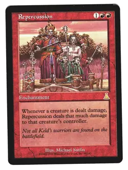 Magic The Gathering MTG - URZA'S DESTINY 1999 UDS - #95 Repercussion LP NM LOT4 - Image 1