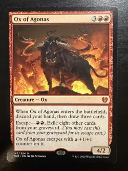 Ox of Agonas 147 - M - Theros Beyond Death - Normal - MTG - LP - Image 1