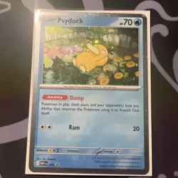 Pokemon TCG Psyduck MEP 007 - Mega Evolutions Triple Blister Promo (NM) - Image 1