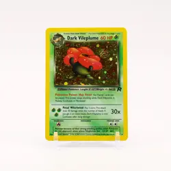 Dark Vileplume - 13/82 Team Rocket Unlimited Holo Rare SWIRL Pokemon - NM/LP - Image 1