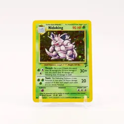 Nidoking - 11/130 Base Set 2 Holo Rare Pokemon - NM/LP - Image 1