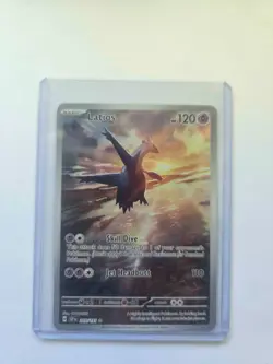 Latios 203/191 Sv08: Surging Sparks Holo Pokemon Art rare Foil - Image 1