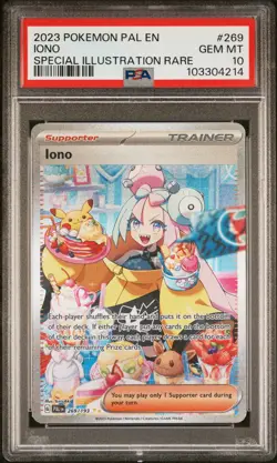 2023 POKEMON PAL EN-PALDEA EVOLVED SPECIAL ILLUSTRATION RARE #269 IONO PSA 10 - Image 1
