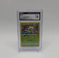 CGC 10 GEM MINT Celebi 2020 Vivid Voltage 009/185 Amazing Rare Pokemon Card - Image 1
