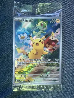 Pokemon Pikachu SVP 027 Scarlet & Violet Paldea Evolved ETB Promo SEALED - Image 2