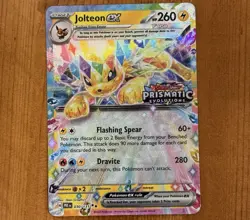 Jolteon ex 030/131, NM Stamped Promo, Prismatic Evolutions Surprise Box Pokemon - Image 1