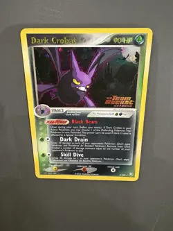 Dark Crobat 3/109 Vintage Holo Rare Stamped Reverse Pokemon Ex Rocket Returns LP - Image 1