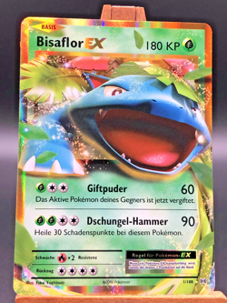 Pokemon XY Evolution Bisaflor EX Full Art Deutsch German 1/108 NM-MT - Image 1