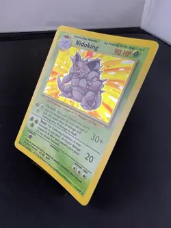 Pokemon English Base Set Unlimited Nidoking 11/102 Holo Foil LP Pokemon TCG WOTC - Image 2