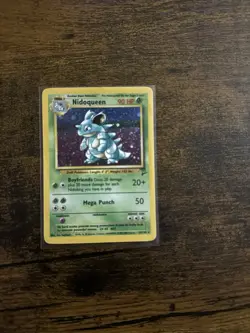 Pokemon TCG Nidoqueen Base Set 2 Holo Unlimited Rare Good Condition - Image 1