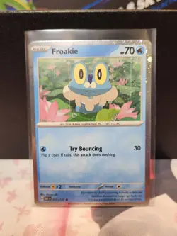 Pokemon TCG Froakie 056/197 Cosmos Holo Shrouded Fable Promo NM Box Fresh - Image 1