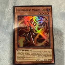Yugioh X3 OTS Tournament Pack 29 OP29-EN011 Mitsurugi Prayers + 1 Op29 Saji - Image 2