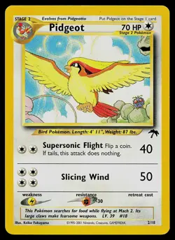 Pokemon Card - Pidgeot Southern Islands 2/18 Promo - Image 1
