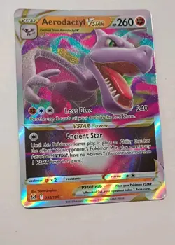 Aerodactyl VSTAR 093/196 Lost Origin Holo Ultra Rare Pokemon Card TCG English NM - Image 1