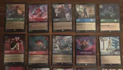 DISNEY Lorcana TCG FABLED Lot Of 21 Foil Cards: Mickey, Eeyore, Flounder, Huey - Image 3