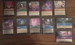 DISNEY Lorcana TCG FABLED Lot Of 21 Foil Cards: Mickey, Eeyore, Flounder, Huey - Image 4