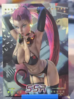 Jessie Team Rocket Pokemon Anime Waifu Card - Image 1