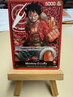 ONE PIECE Card Game: Monkey.D.Luffy Character Card *ST01-001* Revision Pack - Image 1