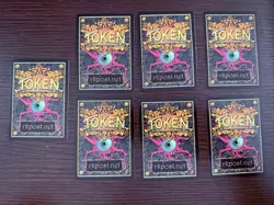 7x Signed Mtg Faerie Token Card RK Post - Image 2