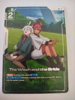The Witch and the Bride G001-117 R+ Gundam Card Game - Newtype Rising - Image 1