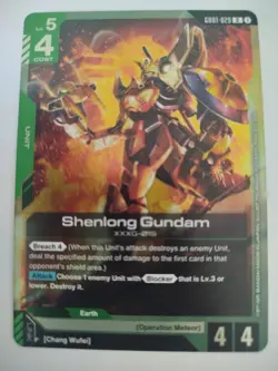 Shenlong Gundam G001-029 Rare Gundam Card Game - Newtype Rising - Image 1
