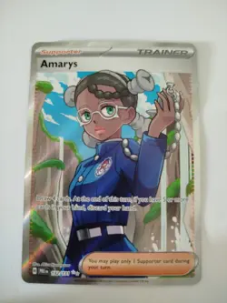 Amarys 132/131 Ultra Rare Pokemon TCG Card Prismatic Evolutions - Image 1