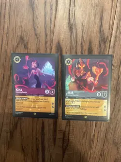 Disney Lorcana: Yzma and Jafar LEGENDARY Villains Cards! Never Played! - Image 1