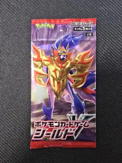 Pokemon Card Japanese Sword & Shield Shield S1H Booster Pack SEALED Japanese - Image 1