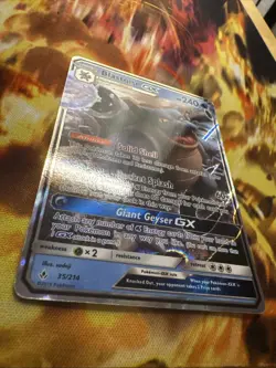 Pokemon TCG Blastoise GX Holo Ultra Rare Card Unbroken Bonds 35/214 - Image 2