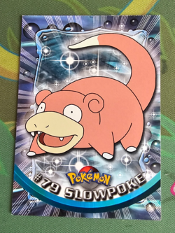 Slowpoke #79 Pokemon Topps trading cards series 2, 2000 NON HOLO LP - Image 1